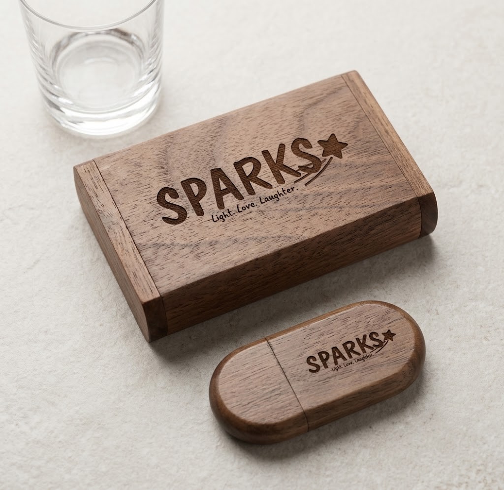 Wooden Memory Sticks produced by Promotive